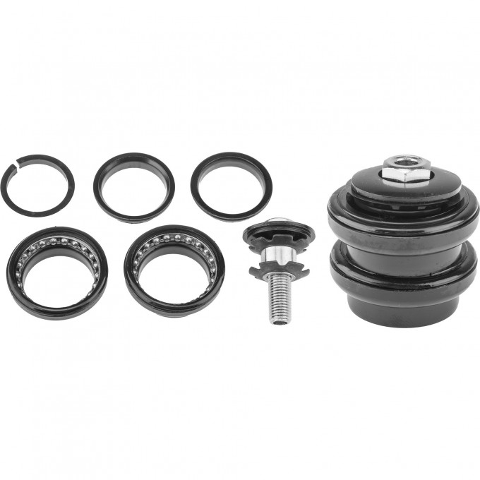 Детали рулевой колонки KL-B219 Kenli 1-1/8" чёрные (BMX) 170121