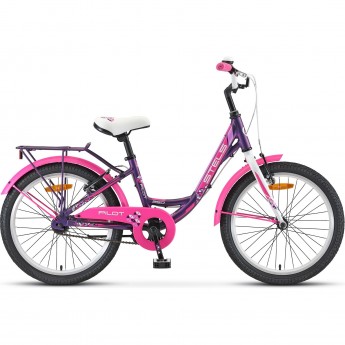 Велосипед STELS 20" Pilot 250 Lady V020 (LU095664) пурпурный, 2023 Велосипед STELS 20" Pilot 250 Lady V020 (LU095664) пурпурный, 2023