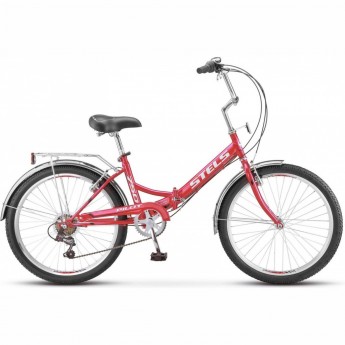 Велосипед STELS 24" Pilot 750 (LU085351), красный, 2023 Велосипед STELS 24" Pilot 750 (LU085351), красный, 2023