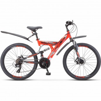 Велосипед STELS Focus 24" MD 18 sp V010 красный/чёрный (LU098194), рама 16" Велосипед STELS Focus 24" MD 18 sp V010 красный/чёрный (LU098194), рама 16"