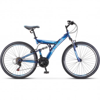 Велосипед STELS Focus 26" V 18 sp V030 темно-синий/синий (LU086305), рама 18" Велосипед STELS Focus 26" V 18 sp V030 темно-синий/синий (LU086305), рама 18"