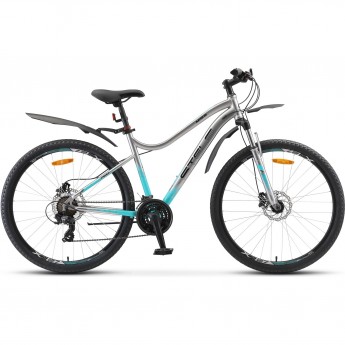 Велосипед STELS Miss-7100 D V010 хром 27,5" (LU094060), рама 16", 2023 Велосипед STELS Miss-7100 D V010 хром 27,5" (LU094060), рама 16", 2023