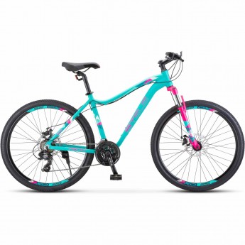 Велосипед STELS Miss-7500 MD V010 мятный матовый 27,5Ø (LU092713), рама 16", 2023 Велосипед STELS Miss-7500 MD V010 мятный матовый 27,5Ø (LU092713), рама 16", 2023