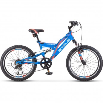 Велосипед STELS Mustang V 20" V010, рама 13", Синий
