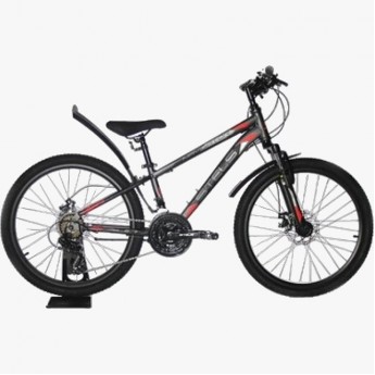 Велосипед STELS Navigator 24" 400 MD F010 серый/красный (LU092747), рама 12" Велосипед STELS Navigator 24" 400 MD F010 серый/красный (LU092747), рама 12"