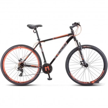 Велосипед STELS Navigator 700 D F020 чёрный/красный 27.5", (LU096009), рама 21", 2023