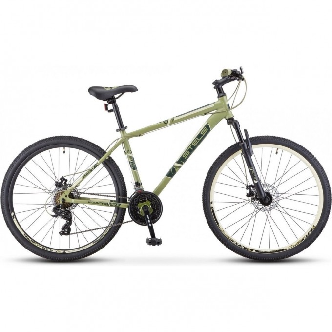 Велосипед STELS Navigator 700 D F020 хаки 27.5", (LU096009), рама 21", 2023 KUBC0066842021JU0000532