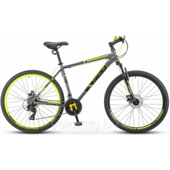 Велосипед STELS Navigator 700 D F020 серый/жёлтый 27.5", рама 21" (LU096009)