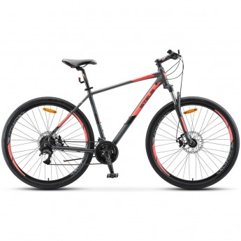 Велосипед STELS Navigator 920 MD V010 антрацитовый/красный 29" (LU094357), рама 16,5", 2023 Велосипед STELS Navigator 920 MD V010 антрацитовый/красный 29" (LU094357), рама 16,5", 2023