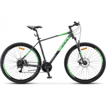 Велосипед STELS Navigator 920 MD V010 антрацитовый/зелёный 29" (LU094357), рама 16,5", 2023 Велосипед STELS Navigator 920 MD V010 антрацитовый/зелёный 29" (LU094357), рама 16,5", 2023