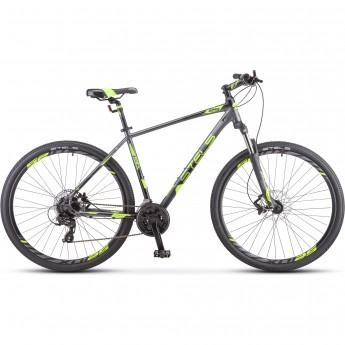 Велосипед STELS Navigator 930 D V010 антрацитовый/черный/лайм 29Ø (LU089109), рама 16,5" Велосипед STELS Navigator 930 D V010 антрацитовый/черный/лайм 29Ø (LU089109), рама 16,5"
